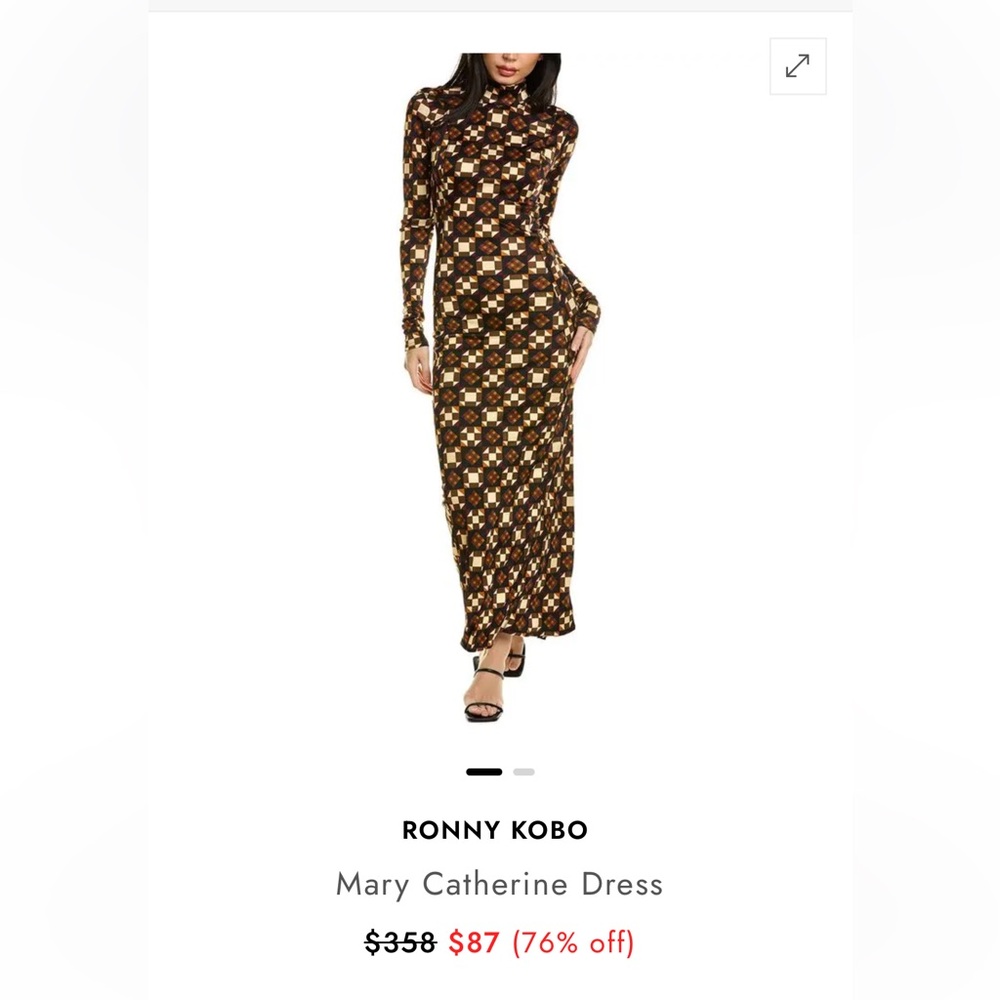 IN SEARCH OF RONNY KOBO MARY CATHERINE DRESS XS
